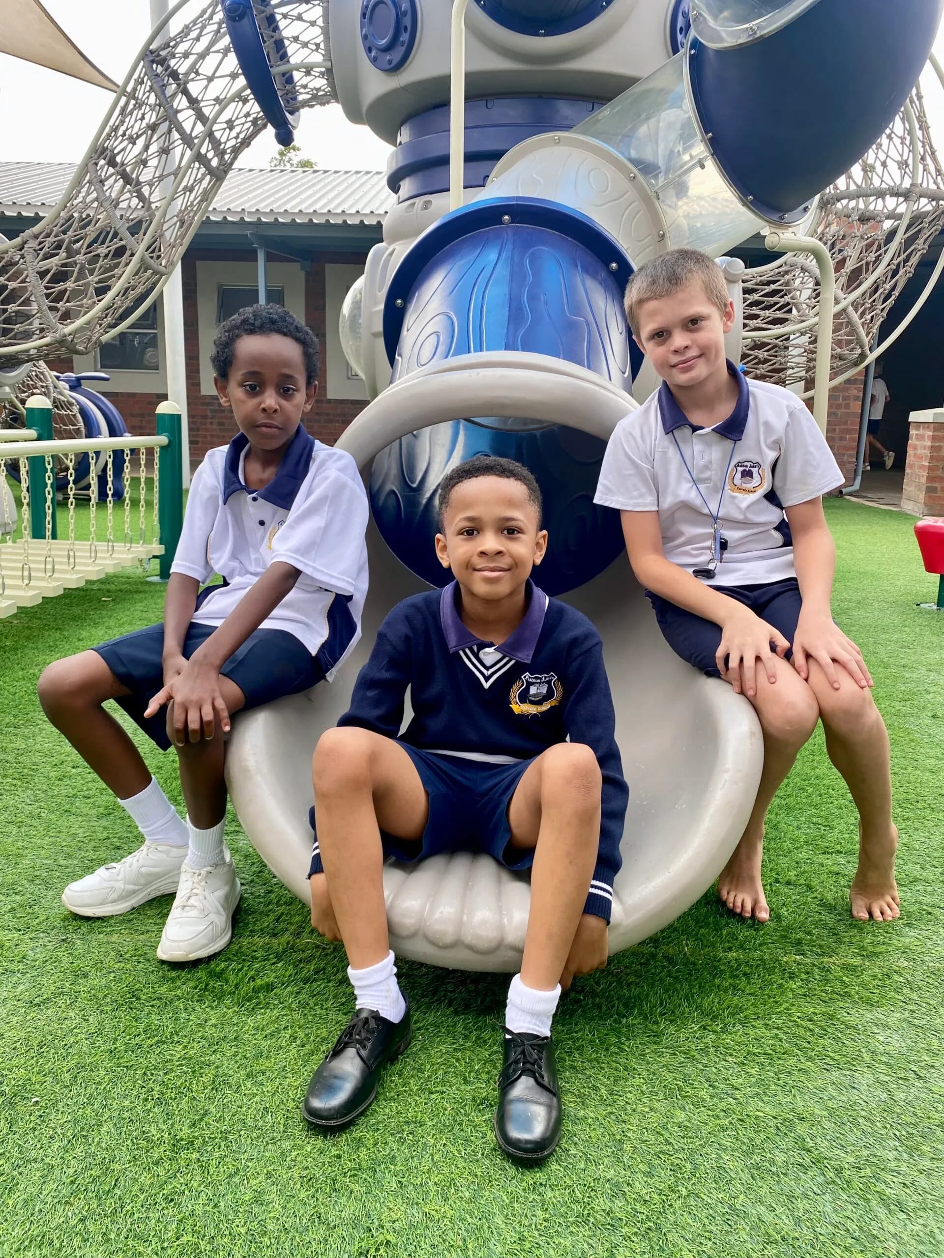 Students playing